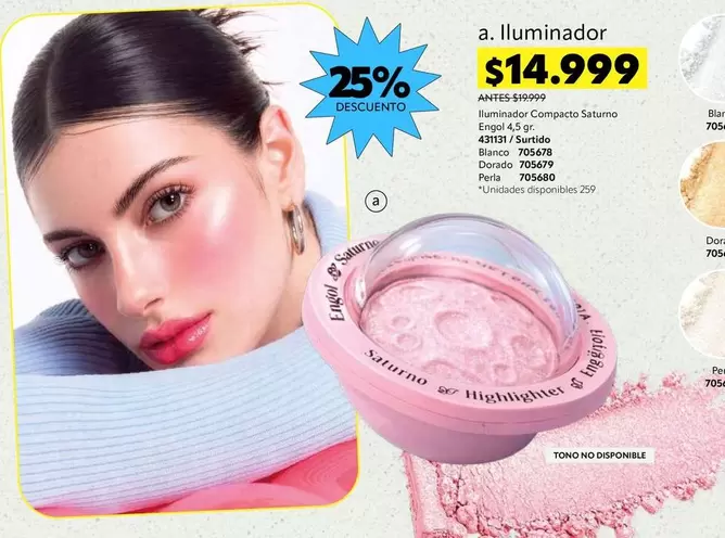 Natura - Iluminador Compacto Saturna