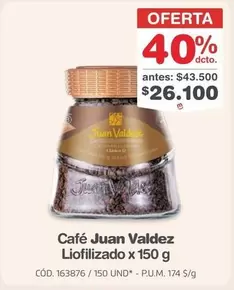 Juan Valdez Café - Café Liofilizado x 150 g