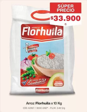 Florhuila - Arroz x 10 Kg