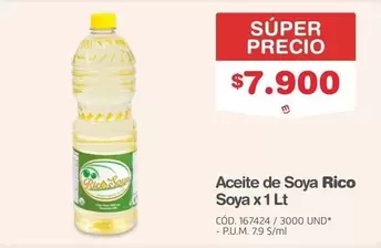 Rico - Aceite de Soya Soya x 1 Lt