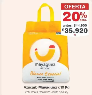 especial - Azúcarb Mayagüez x 10 Kg