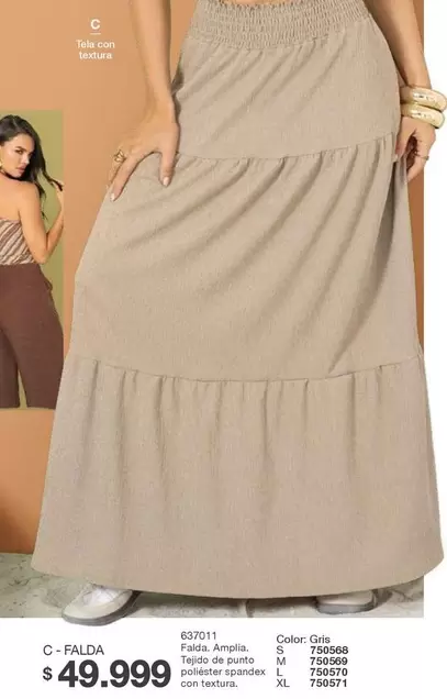 Textura - Falda Amplia 632011