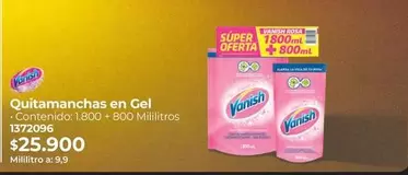 Vanish - Quitmanchas En Gel