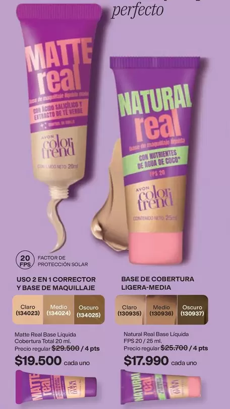 Real - Matte Base Liquida / Natural Base Liquida