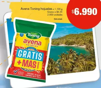 Toning - Avena hojuelas