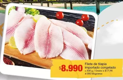 Filete De Tilapia Importado Congelado