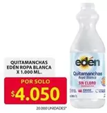 Eden - Quitamanachas Ropa Blanca