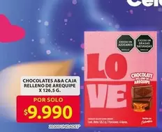 A-Derma - CHOCOLATES A&A CAJA RELLENO DE AREQUIPE