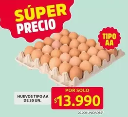 HUEVOS TIPO AA