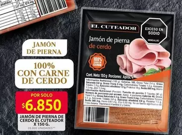 MG - Jamón de pierna de cerdo