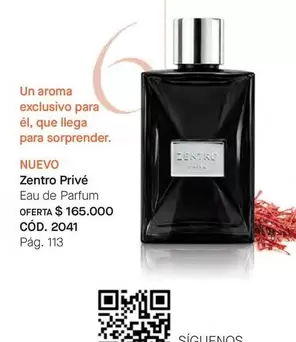 Zentro - Privé Eau de Parfum CÓD. 2041