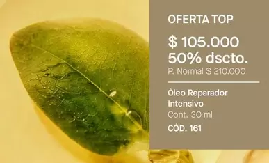 Óleo Reparador Intensivo CÓD. 161