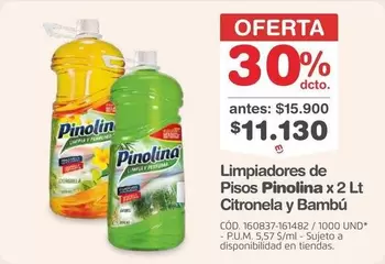 Pinolina - Limpiadores de Pisos x 2 Lt