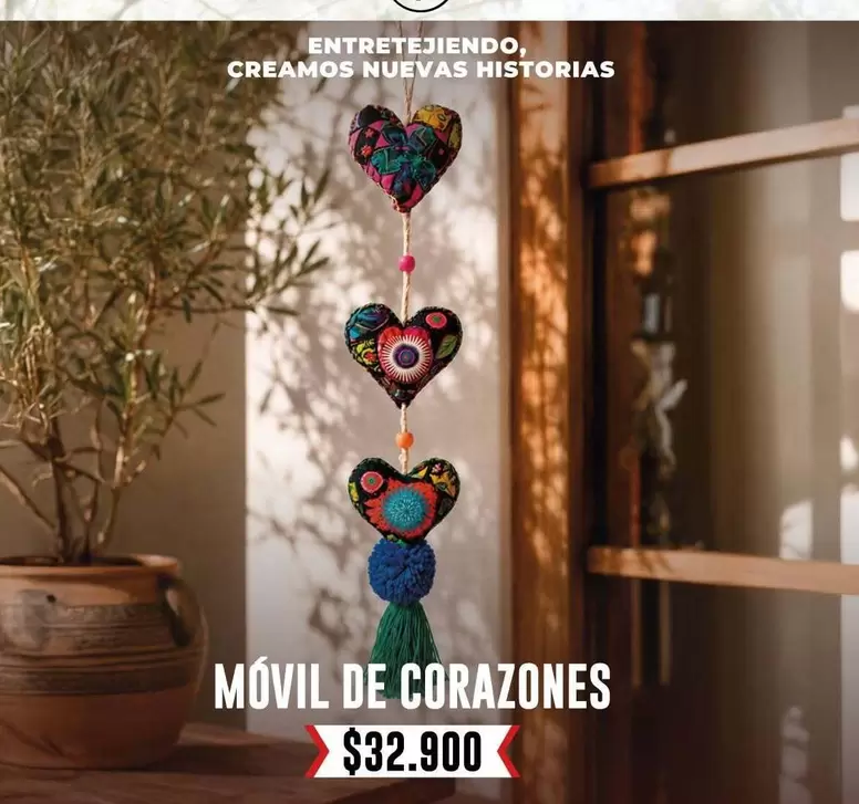 Móvil de Corazones