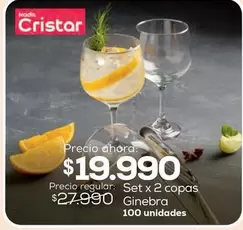 Nadir Cristar - Set 2 Copas Ginebra