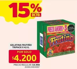 Frutiño - GELATINA TRIPACK