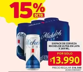 CERVEZA ULTRA EN LATA