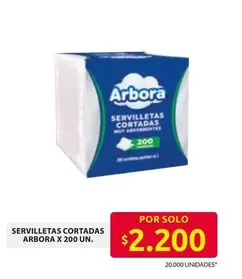 SERVILLETAS CORTADAS