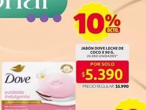Dove - JABÓN LECHE DE COCO