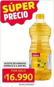 Sonelo - ACEITE DE GIRASOL