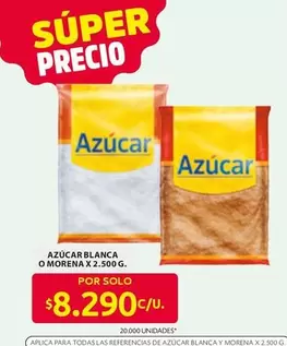 Azúcar Blanca o Morena