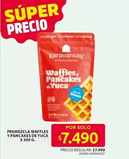 PREMEZCLA WAFFLES Y PANCAKES DE YUCA