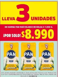 Harina de Maíz Blanco
