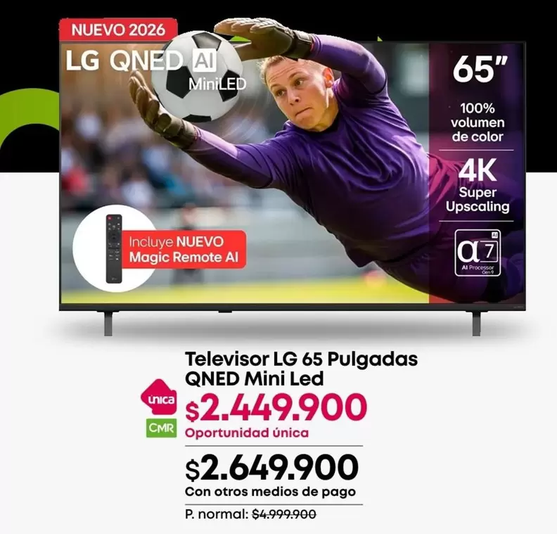 LG - Televisor QNED Mini Led