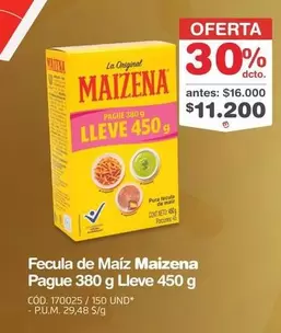 Maizena - Fecula de Maíz