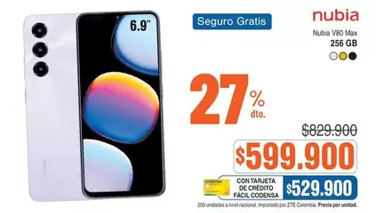 Max - Nubia V60 256 GB