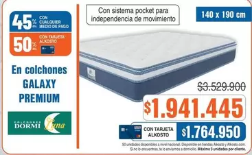 Dormi Luna - COLCHONES GALAXY PREMIUM