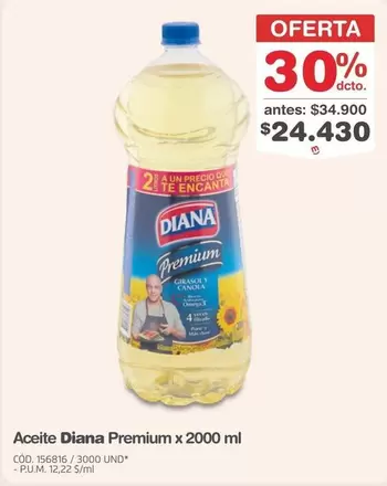 Diana - Aceite Premium x 2000 ml
