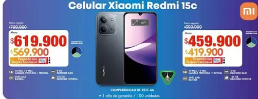 Xiaomi - Celular Redmi 15c