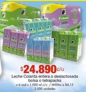 Colanta - Leche entera o deslactosada