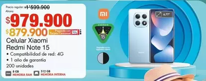 Xiaomi - Celular Redmi Note 15