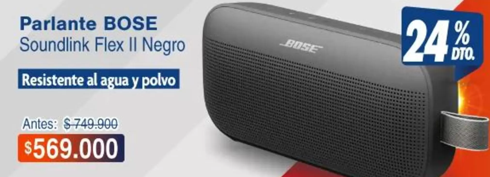 Bose - Parlante Soundlink Flex II Negro