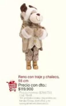 Reno con traje y chaleco