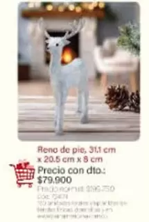 no - Re de pie, 31,1 cm x 20,5 cm x 8 cm