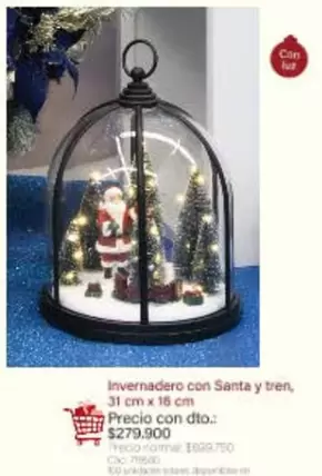 Norma - Invernadero con Santa y tren