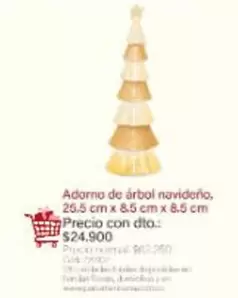 Adorno de árbol navideño
