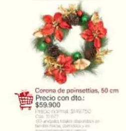 Corona - de poinsettias
