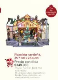 Plazoleta navideña
