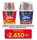 Cuesta - BEBIDA LÁCTEA TOPP BOLITAS/GALLETA