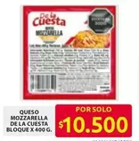 Cuesta - QUESO MOZZARELLA