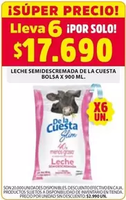 Cuesta - LECHE SEMIDESCREMADA