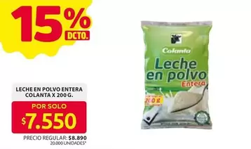Colanta - Leche en polvo entera