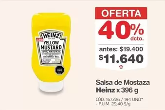 Heinz - Salsa de Mostaza