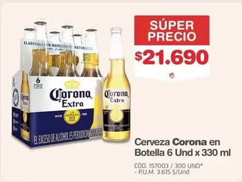 Corona - Cerveza en Botella