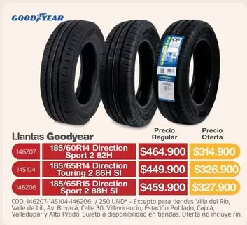 Goodyear - 185/60R14 Direction Sport 2 82H