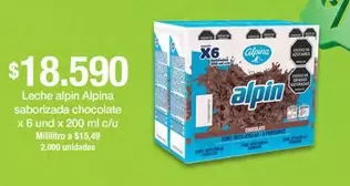 Alpina - Leche saborizada chocolate